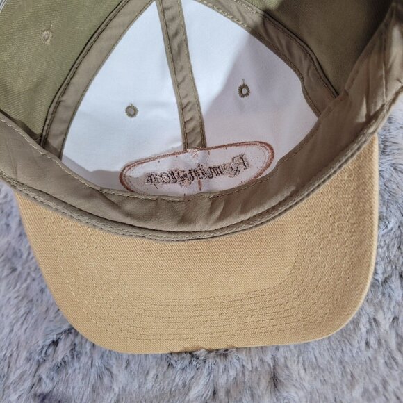 Signatures Remington Strapback OSFA Tan Hunting Cap Guns Ammo Hat Vintage - Picture 6 of 6